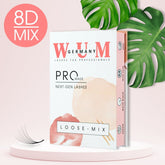 Wimpern 8D - 6in1 Mixbox (1.000 fertige Wimpernfächer) Künstliche Wimpern 0.05 C - WUM GERMANY - fertige Wimpernfächer